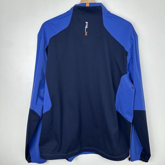 RLX Ralph Lauren 1/2 Zip Golf Pullover Jacket Mens XL Water Resistant - Picture 5 of 8